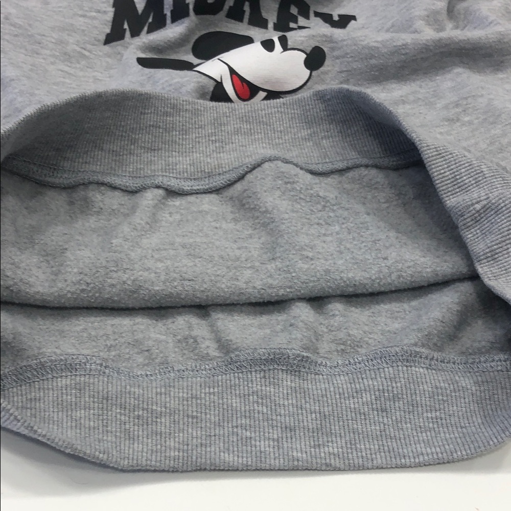 Disney Mickey Mouse Crewneck Sweatshirt – Heather Gray – YL  (14–16) - Picture 13 of 13